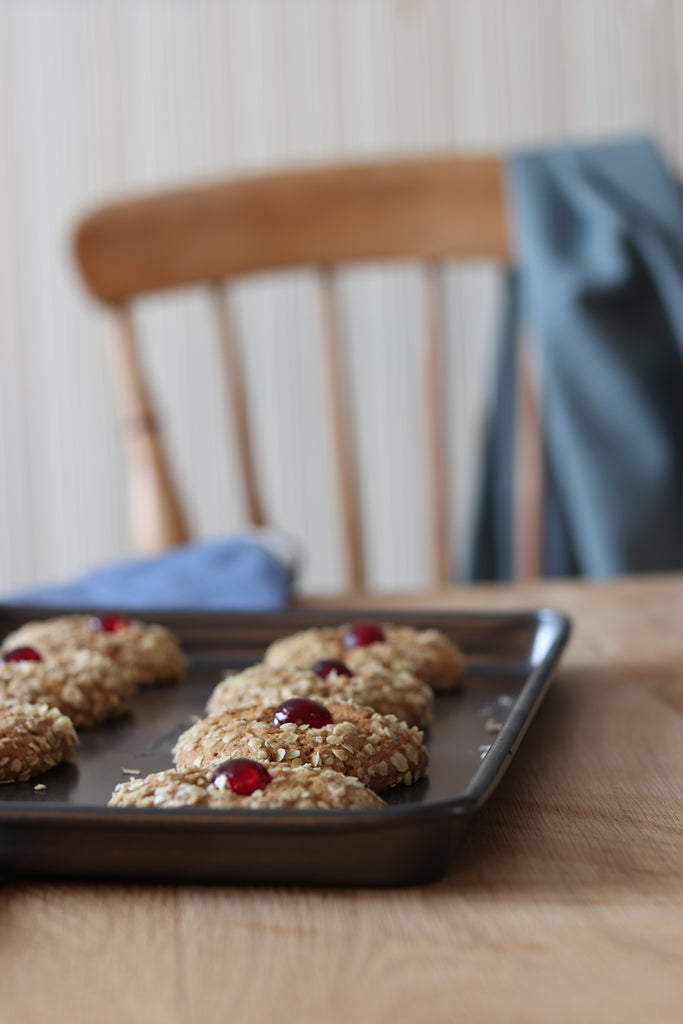 Cherry Oat Biscuits