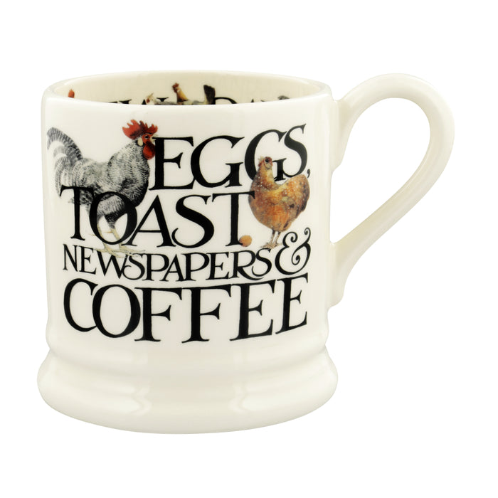 Emma Bridgewater Rise & Shine Eggs & Toast Half Pint Mug
