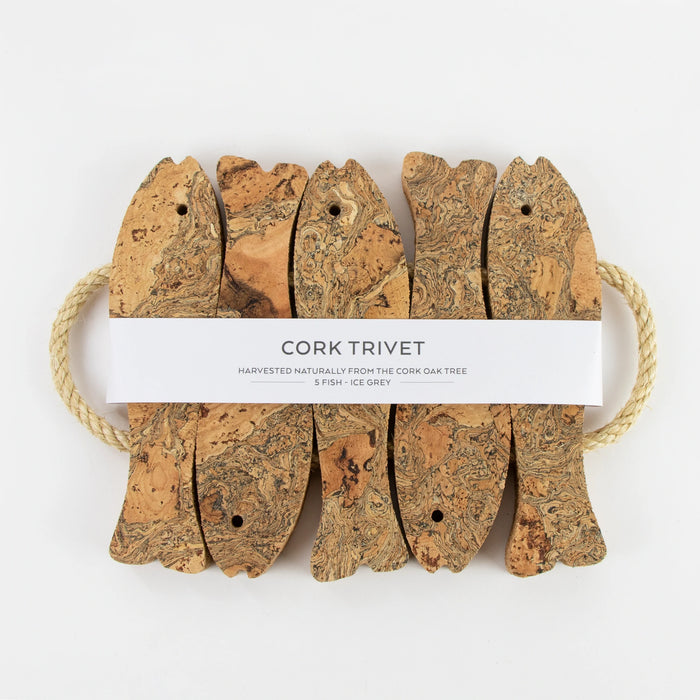 Cork Trivet | 5 Fish