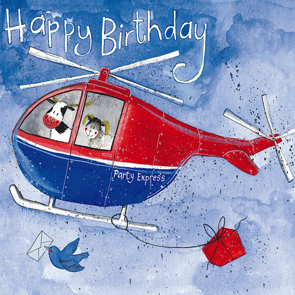 Alex Clark Helicopter Heroes Birthday Card