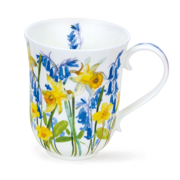 Dunoon Braemar Cottage Flowers Yellow Mug
