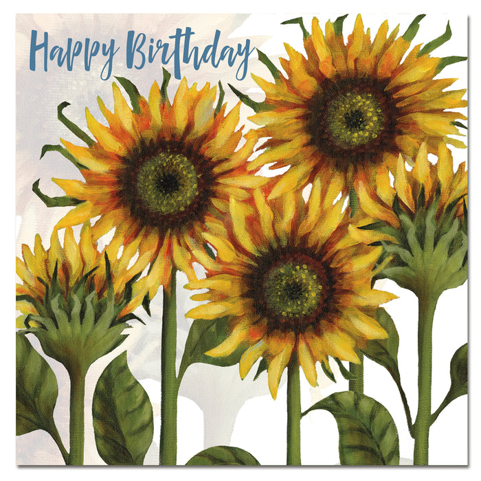 Emma Ball Sunflowers Birthday Card