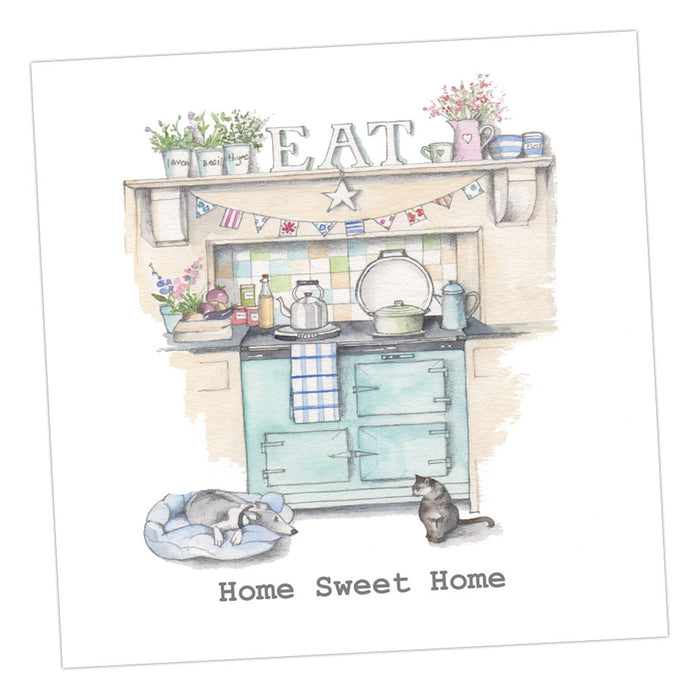 Crumble & Core Home Sweet Home Aga Card