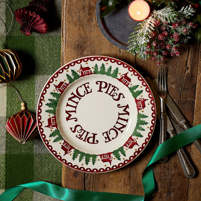 Emma Bridgewater Christmas Cabin Mince Pies 8½ Inch Plate