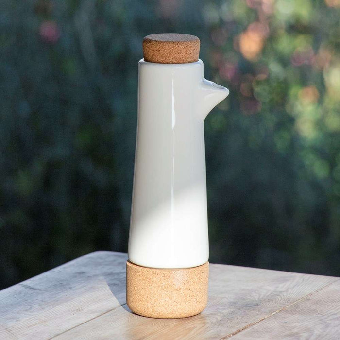 Cork Oil and Vinegar Dispenser | Cream