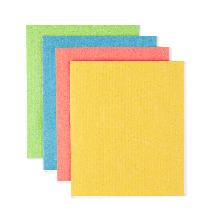 Eco Living Compostable Sponge Cleaning Cloths - Rainbow