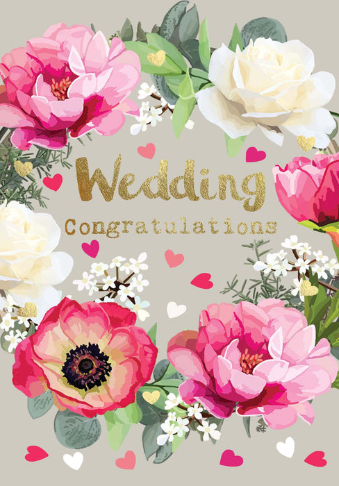 Sarah Kelleher Wedding Congratulations Card