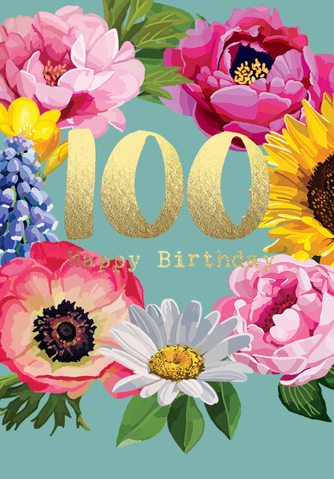 Sarah Kelleher Happy 100th Birthday Card
