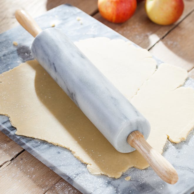 Judge White Marble Rolling Pin
