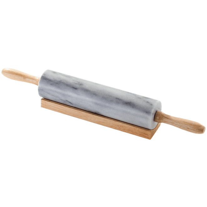 Judge White Marble Rolling Pin