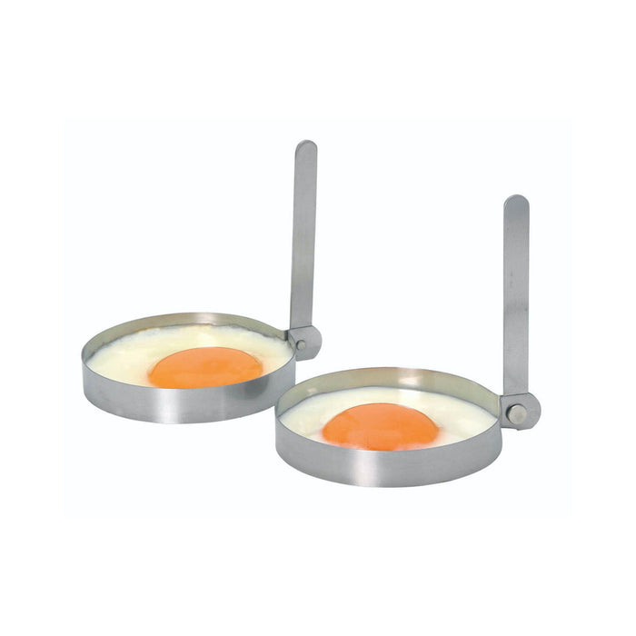 KitchenCraft Set of 2 Stainless Steel Round Egg Rings