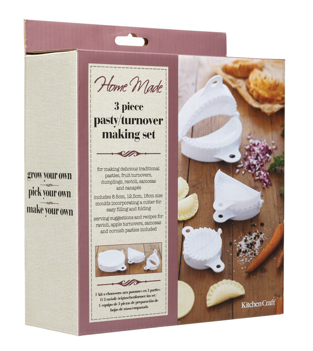 Kitchencraft Set of 3 Pasty Moulds