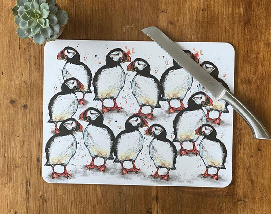 Dollyhotdogs Large Puffin Centre Table Mat