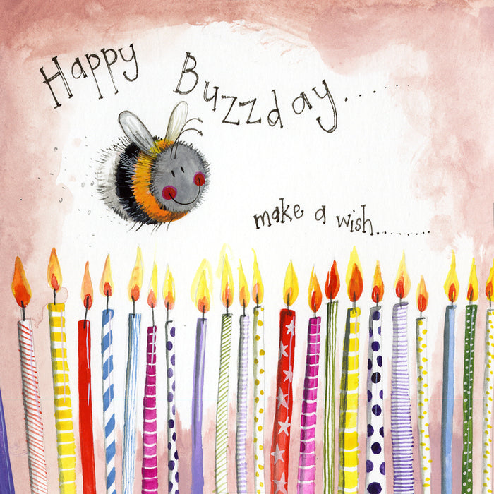 Alex Clark Sunshine Buzzday Birthday Card