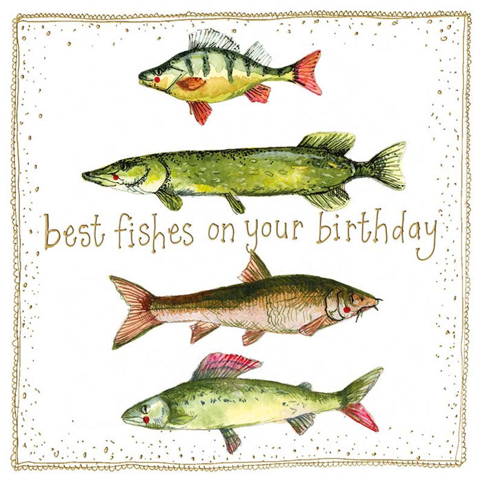 Alex Clark Coarse Fishing Birthday Card
