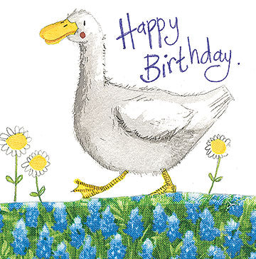 Alex Clark Duck & Daisies Birthday Card