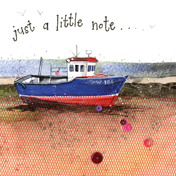 Alex Clark Little Boat Just a Little Note Card