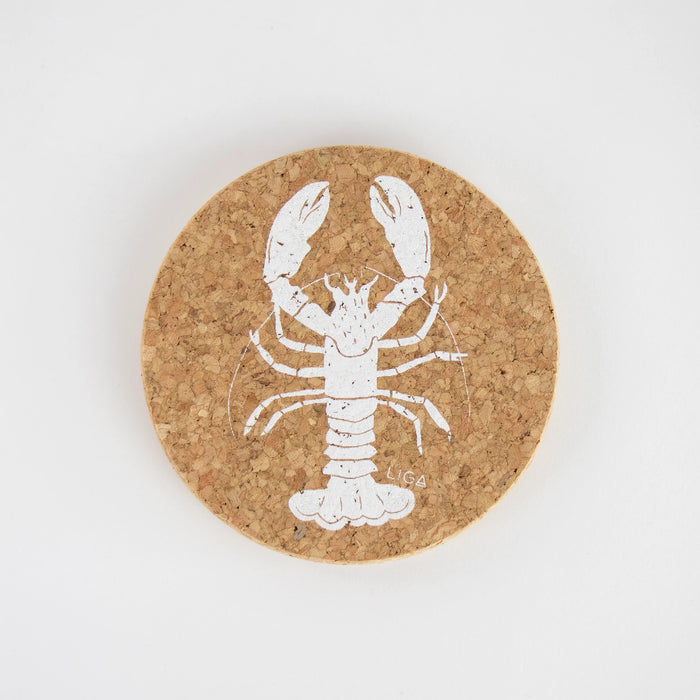 Cork Mats | White Lobster