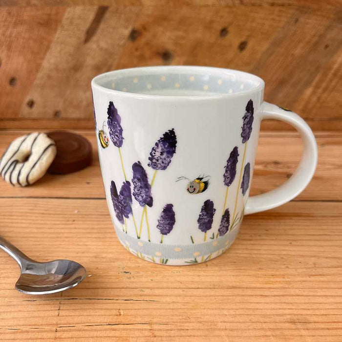 Alex Clark Lavender Bees Mug