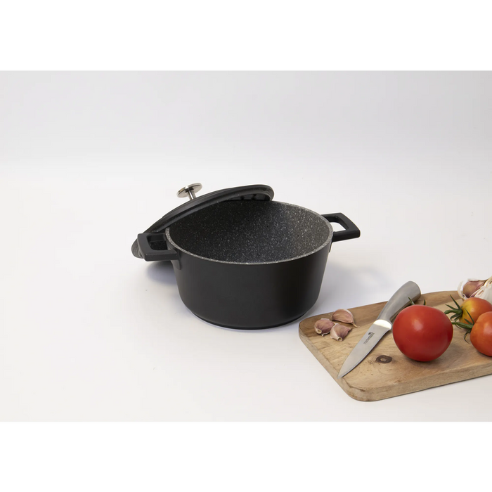 MasterClass Cast Aluminium Casserole Dish 2.5L | Black