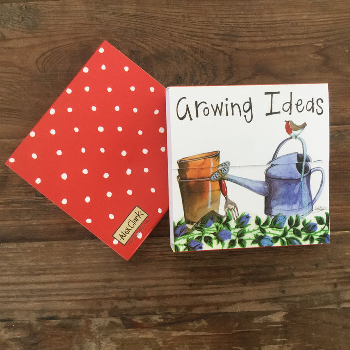 Alex Clark Growing Ideas Watering Can Mini Magnetic Notepad