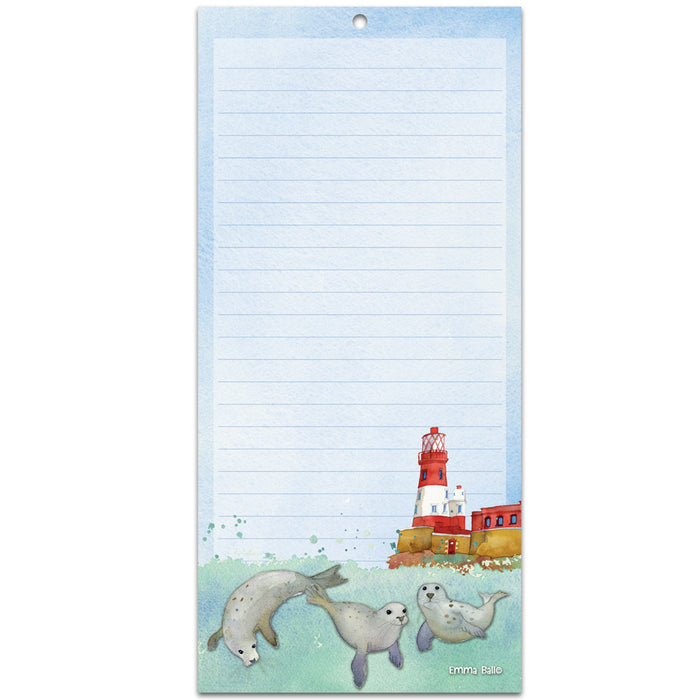Emma Ball Swimming Seals Magnetic Notepad