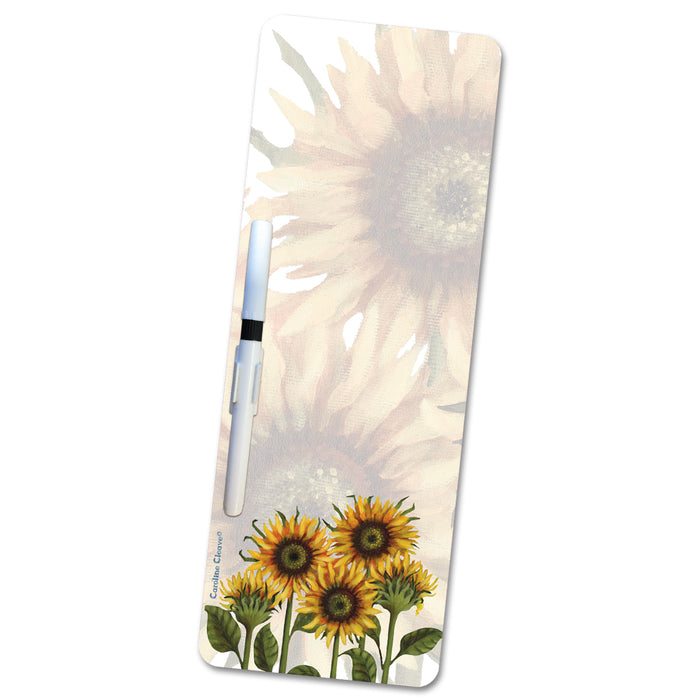 Emma Ball Sunflowers Magnetic Wipeboard
