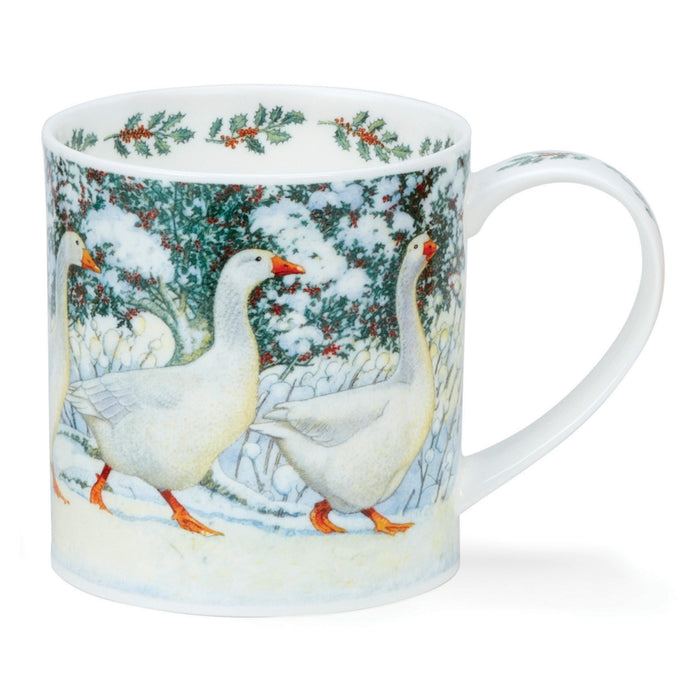 Dunoon Orkney Festive Birds Goose Mug