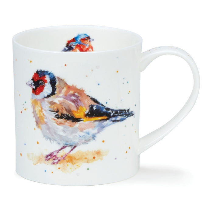 Dunoon Orkney Fluffy Feathers Goldfinch Mug