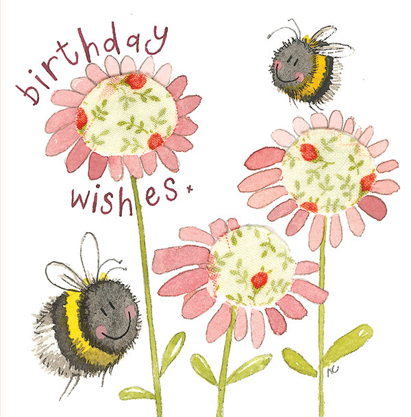 Alex Clark Birthday Bees Card