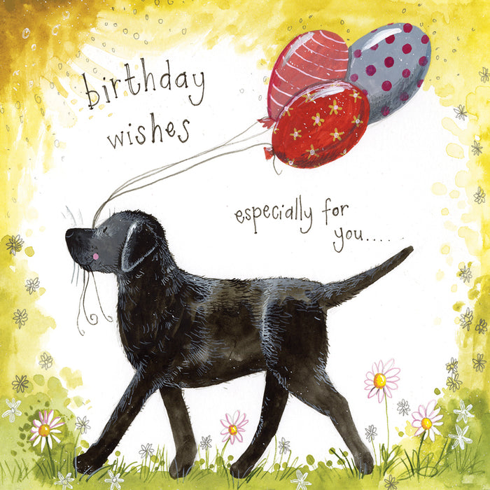 Alex Clark Sunshine Labrador Birthday Card