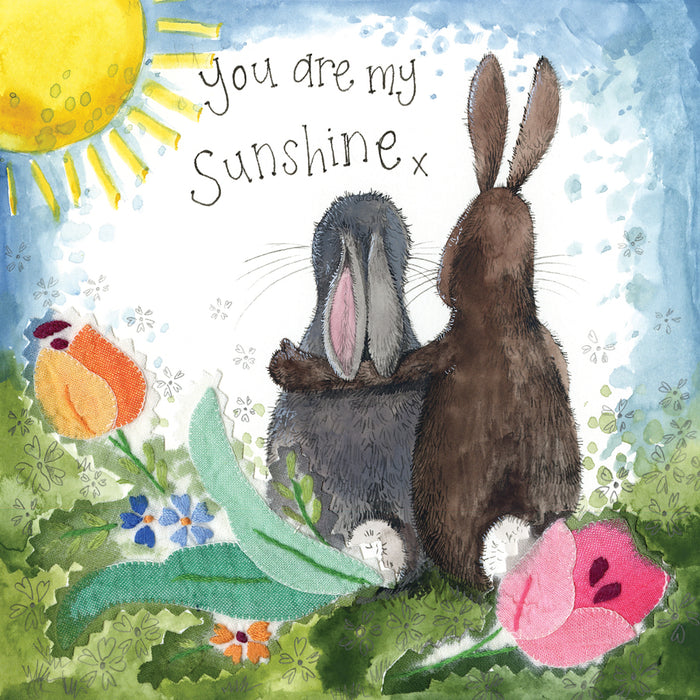 Alex Clark You Are My Sunshine Rabbit Card