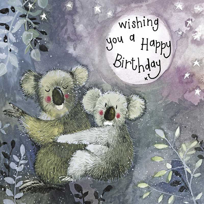 Alex Clark Starlight Koala Birthday Card