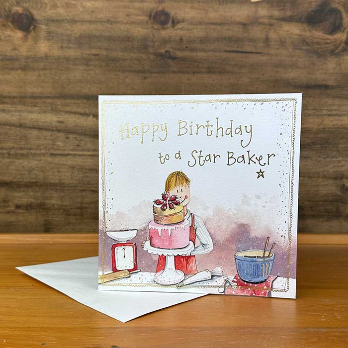 Alex Clark Star Baker Birthday Card