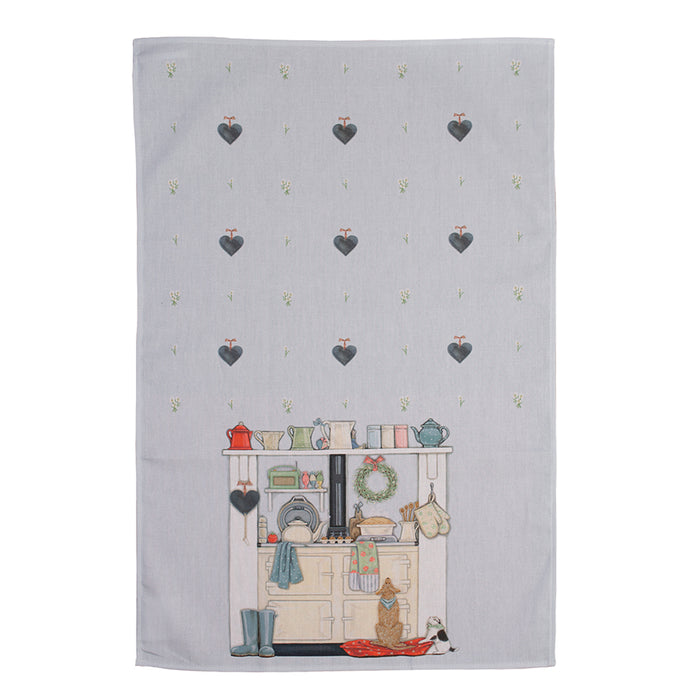 Sally Swannell 'Domestic Goddess' Tea Towel