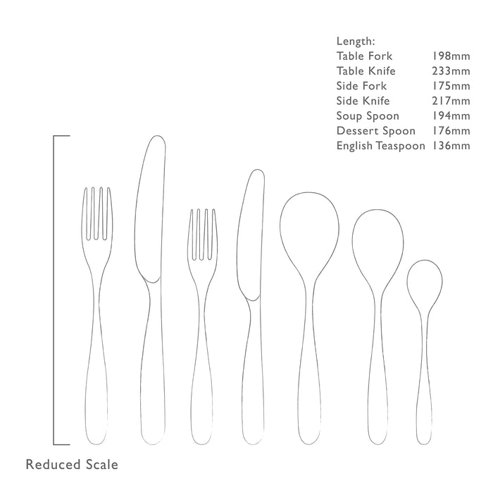 Robert Welch Stanton Bright Cutlery Set, 42 Piece for 6 People