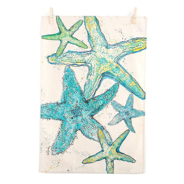 Dollyhotdogs Starfish Tea Towel