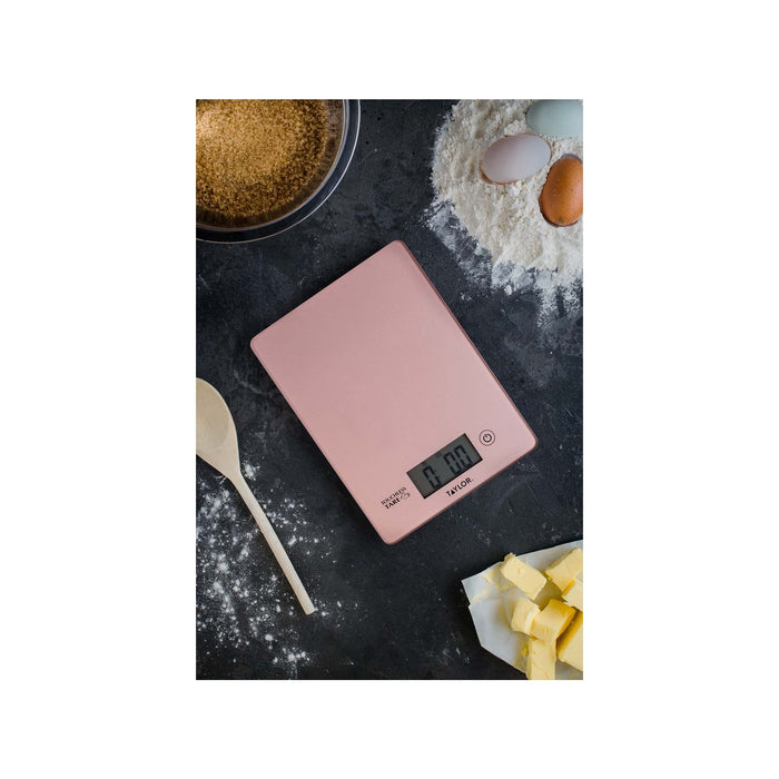 Taylor Pro Digital Cooking Scales - Rose Gold