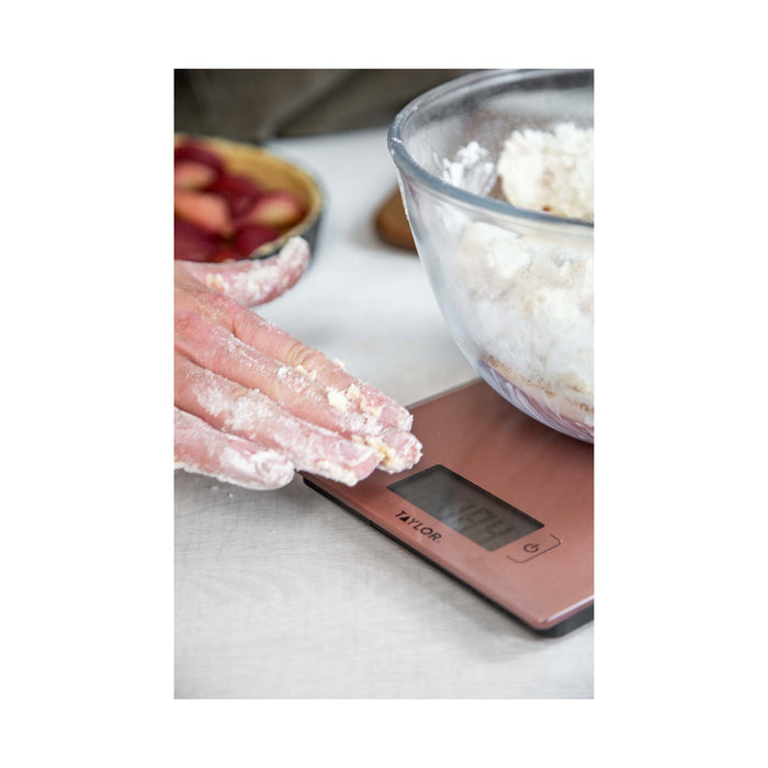 Taylor Pro Digital Cooking Scales - Rose Gold