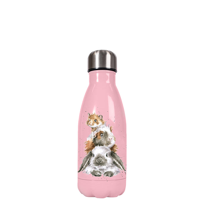 Wrendale 'Piggy in the Middle' Small Water Bottle