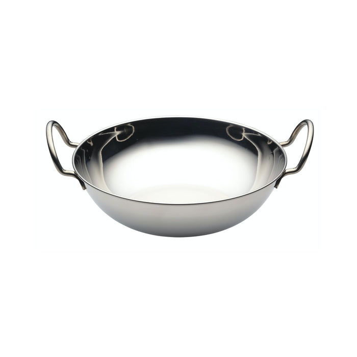 KitchenCraft World of Flavours Indian Stainless Steel Large Balti Dish