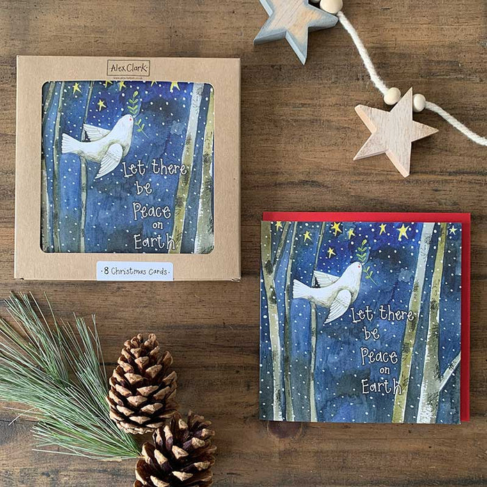 Alex Clark Christmas Dove Boxed Cards