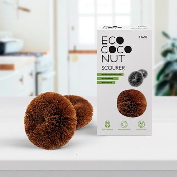 Eco Coconut Scourers - Pack of 2