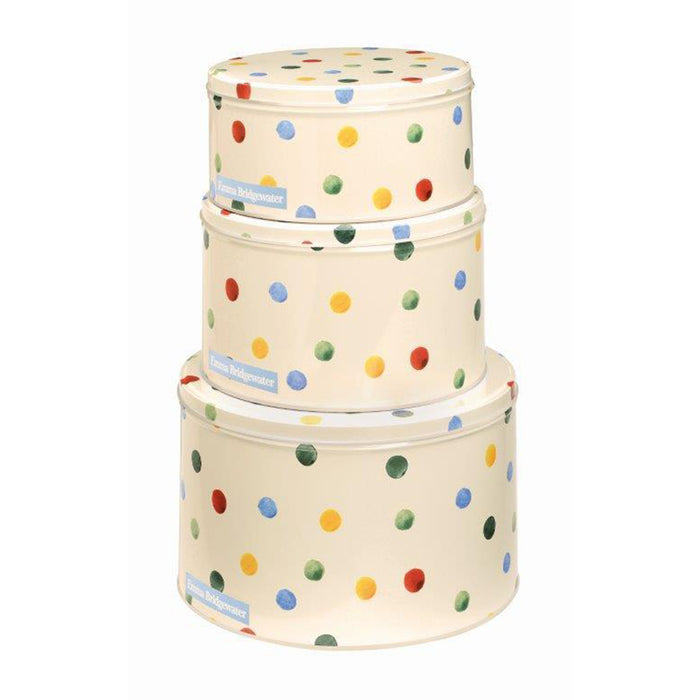 Emma Bridgewater Polka Dot Round Cake Tins | S, M, L