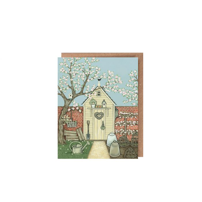Sally Swannell 'Potting Shed' Miniature Card